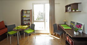 Résidence Parc Harmonie coin salon