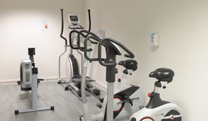 Salle de fitness résidence Central Fac